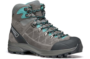 Image of Scarpa Kailash Trek GTX Backpacking Boots - Womens, Smoke/Lagoon, Medium, 36, 61056/202-SmkLag-36