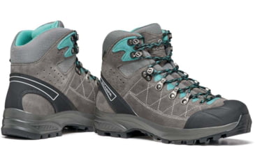 Image of Scarpa Kailash Trek GTX Backpacking Boots - Womens, Smoke/Lagoon, Medium, 36, 61056/202-SmkLag-36