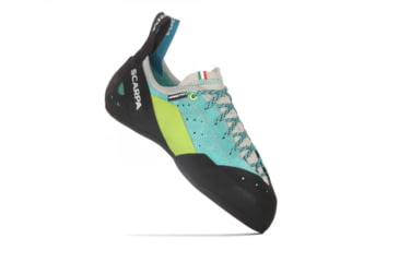 Image of Scarpa Maestro Climbing Shoes - Womens, Green Blue, Medium, 35, 70097/002-Grnblu-35