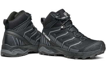 Image of Scarpa Maverick Mid GTX Hiking Shoes - Mens, Black/Grey, 44.5, 63090/200-BlkGry-44.5