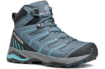 Image of Scarpa Maverick Mid GTX Hiking Shoes - Womens, Storm Grey/Aqua, 39.5, 63090/202-SgryAqua-39.5