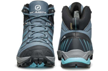 Image of Scarpa Maverick Mid GTX Hiking Shoes - Womens, Storm Grey/Aqua, 39.5, 63090/202-SgryAqua-39.5