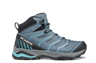 Image of Scarpa Maverick Mid GTX Hiking Shoes - Womens, Storm Grey/Aqua, 39.5, 63090/202-SgryAqua-39.5