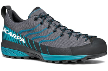 Image of Scarpa Mescalito KN Climbing Shoes - Mens, Grey/Lake Blue, 43, 72111-350-GryLblu-43