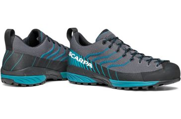 Image of Scarpa Mescalito KN Climbing Shoes - Mens, Grey/Lake Blue, 43, 72111-350-GryLblu-43