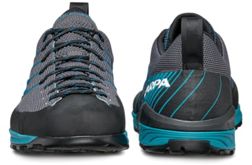 Image of Scarpa Mescalito KN Climbing Shoes - Mens, Grey/Lake Blue, 43, 72111-350-GryLblu-43