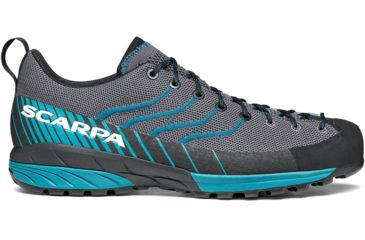 Image of Scarpa Mescalito KN Climbing Shoes - Mens, Grey/Lake Blue, 43, 72111-350-GryLblu-43