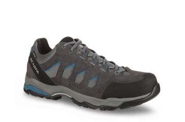 Image of Scarpa Moraine GTX Hiking Shoes - Mens, Grey/Lake Blue, Medium, 44.5, 63074/201-GryLblu-44.5