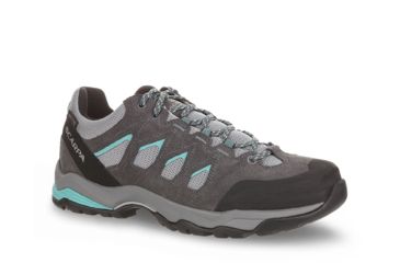 Image of Scarpa Moraine GTX Hiking Shoes - Womens, Grey/Lagoon, Medium, 36, 63084/202-GryLag-36