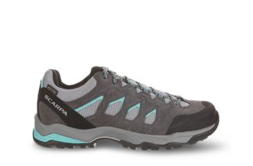 Image of Scarpa Moraine GTX Hiking Shoes - Womens, Grey/Lagoon, Medium, 36, 63084/202-GryLag-36