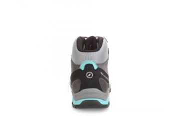 Image of Scarpa Moraine Mid GTX Hiking Shoes, Womens, Grey/Lagoon, Medium, 38.5, 63064/202-GryLag-38.5
