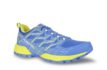 Image of Scarpa Neutron 2 Trail Running Shoes - Mens, Grecian Blue/Spring Green, Medium, 40, 33036/350-GbluSgrn-40