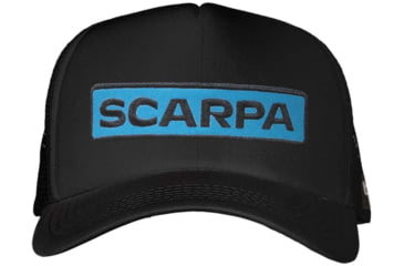 Image of Scarpa Patch Trucker Hat, Black, One Size, SGEAR.PATCHTRUCK22-Blk-OS