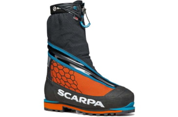 Image of Scarpa Phantom 6000 Mountaineering Boots, Black/Orange, 42, 87408/500-BlkOrg-42