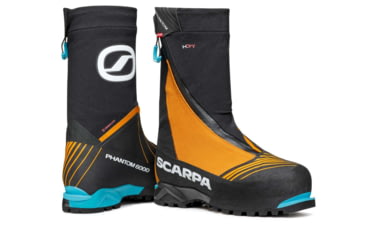 Image of Scarpa Phantom 6000 Mountaineering Boots, Black/Orange, 39, 87409/500-BlkOrg-39