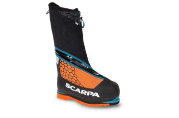 Image of Scarpa Phantom 8000 Mountaineering Boot, Black/Orange, 40, 87400/500-BlkOrg-40
