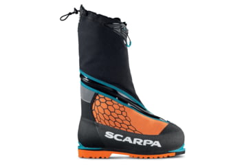 Image of Scarpa Phantom 8000 Mountaineering Boot - Unisex, Black/Orange, 40 EU, 87400/500-BlkOrg-40