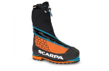 Image of Scarpa Phantom 6000 Mountaineering Boots - Mens, Black/Orange, Medium, 47, 87407/500-BlkOrg-47
