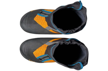 Image of Scarpa Phantom 8000 Mountaineering Boots, Black/Bright Orange, 41, 87401/500-BlkBorg-41