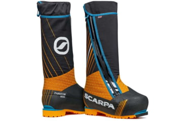 Image of Scarpa Phantom 8000 Mountaineering Boots, Black/Bright Orange, 41, 87401/500-BlkBorg-41
