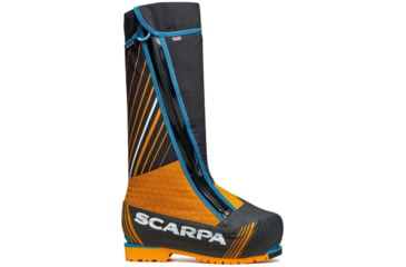 Image of Scarpa Phantom 8000 Mountaineering Boots, Black/Bright Orange, 41, 87401/500-BlkBorg-41