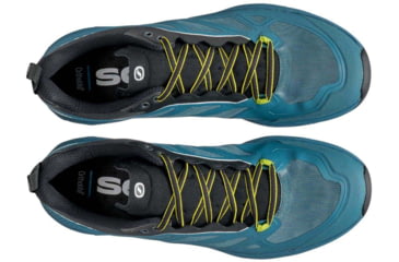 Image of Scarpa Rapid Trail Running Shoes - Mens, Blue/Acid Lime, 44.5, 72701/350-BluAlim-44.5