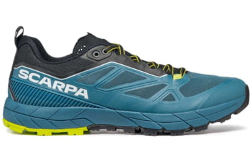 Image of Scarpa Rapid Trail Running Shoes - Mens, Blue/Acid Lime, 44.5, 72701/350-BluAlim-44.5