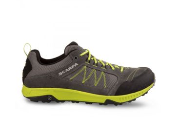 Image of Scarpa Rapid Trail Running Shoes - Mens, Dark Grey/Green, Medium, 43, 33355/350-DkgryGrn-43
