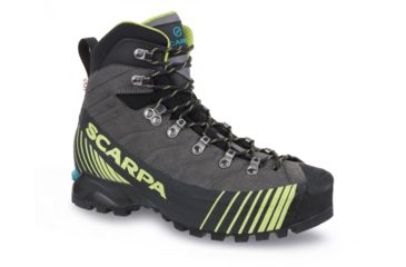 Image of Scarpa Ribelle HD Mountaineering Boots - Mens, Titanium/Lime, Medium, 41, 71085/250.4-TitLim-41
