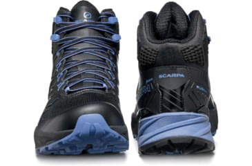 Image of Scarpa Rush Mid GTX Hiking Shoes - Womens, Black/Provence, 39.5, 63130/202-BlkProv-39.5