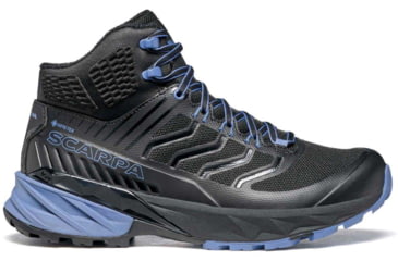 Image of Scarpa Rush Mid GTX Hiking Shoes - Womens, Black/Provence, 39.5, 63130/202-BlkProv-39.5