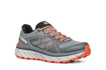 Image of Scarpa Spin Infinity GTX Trailrunning Shoes - Women, Gray/Coral Red, 39, 33074/202-GryCred-39