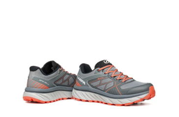 Image of Scarpa Spin Infinity GTX Trailrunning Shoes - Women, Gray/Coral Red, 39, 33074/202-GryCred-39