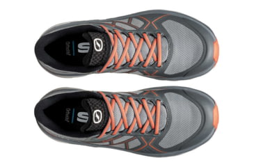 Image of Scarpa Spin Infinity GTX Trailrunning Shoes - Women, Gray/Coral Red, 39, 33074/202-GryCred-39