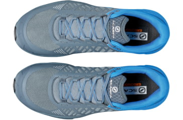 Image of Scarpa Spin Ultra Trailrunning Shoes - Mens, Iron Grey/Vivid Blue, 45 EU, 33072/350-IgryVblu-45