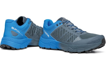 Image of Scarpa Spin Ultra Trailrunning Shoes - Mens, Iron Grey/Vivid Blue, 45 EU, 33072/350-IgryVblu-45