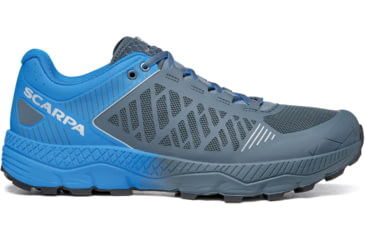 Image of Scarpa Spin Ultra Trailrunning Shoes - Mens, Iron Grey/Vivid Blue, 45 EU, 33072/350-IgryVblu-45
