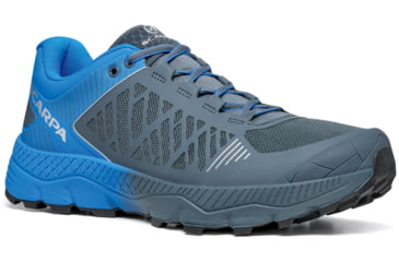 Image of USED Scarpa Spin Ultra Trailrunning Shoes - Men's, Iron Grey/Vivid Blue, 43.5, 33072/350-IgryVblu-43.5, EDEMO1