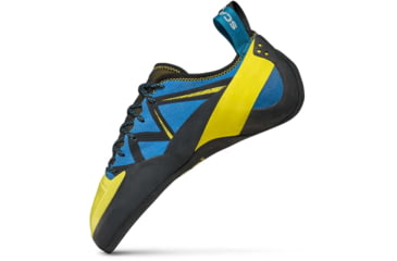 Image of Scarpa Vapor Climbing Shoes - Mens, Blue/Yellow, 43.5, 70061/001-BluYel-43.5