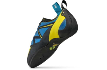 Image of Scarpa Vapor Climbing Shoes - Mens, Blue/Yellow, 43.5, 70061/001-BluYel-43.5