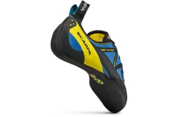 Image of Scarpa Vapor Climbing Shoes - Mens, Blue/Yellow, 43.5, 70061/001-BluYel-43.5