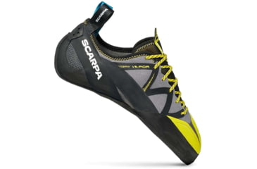 Image of Scarpa Vapor Climbing Shoes - Mens, Smoke/Yellow, 39, 70074/000-SmkYel-39