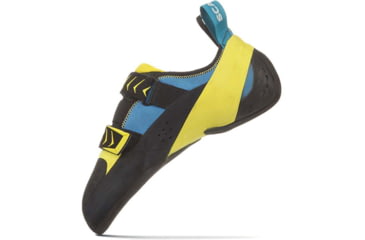 Image of Scarpa Vapor V Climbing Shoes - Mens, Ocean/Yellow, 42.5, 70040/001-OcnYel-42.5