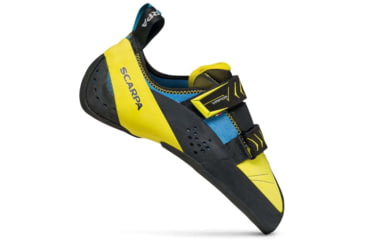Image of Scarpa Vapor V Climbing Shoes - Mens, Ocean/Yellow, 42.5, 70040/001-OcnYel-42.5