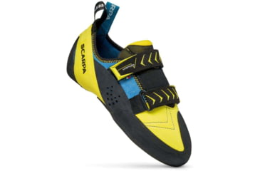 Image of Scarpa Vapor V Climbing Shoes - Mens, Ocean/Yellow, 42.5, 70040/001-OcnYel-42.5