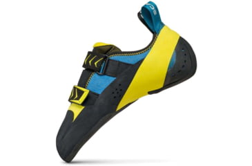 Image of Scarpa Vapor V Climbing Shoes - Mens, Ocean/Yellow, 42.5, 70040/001-OcnYel-42.5