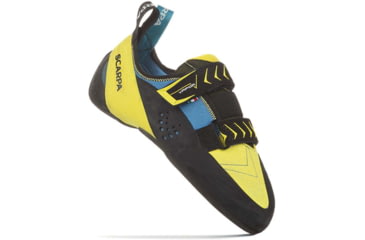 Image of Scarpa Scarpa Vapor V Climbing Shoes - Men's, Ocean/Yellow, 42.5, 70040/001-OcnYel-42.5