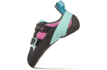 Image of Scarpa Vapor V Climbing Shoes - Womens, Dahlia/Aqua, 38, 70040/002-DalAqua-38