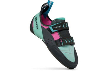 Image of Scarpa Vapor V Climbing Shoes - Womens, Dahlia/Aqua, 38, 70040/002-DalAqua-38