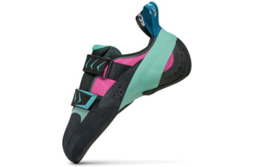 Image of Scarpa Vapor V Climbing Shoes - Womens, Dahlia/Aqua, 38, 70040/002-DalAqua-38